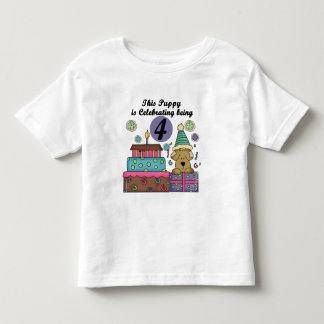T-tröjor och presenter från 4e födelsedagen t-shirt