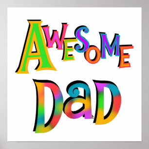 T-tröjor och presenter från fantastisk Pappa Poster