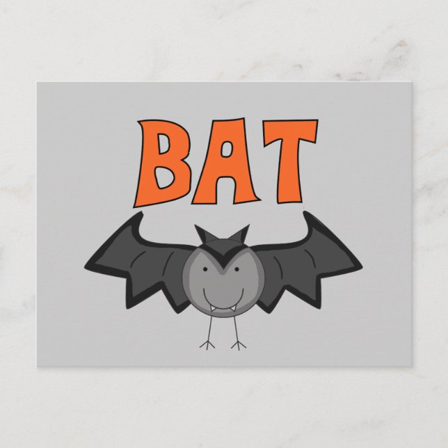 T-tröjor och presenter från fladdermus vykort (Framsida)