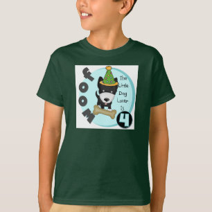 T-tröjor och presenter från hund älskare 4e födels t-shirt