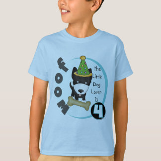 T-tröjor och presenter från hund älskare 4e födels t shirt