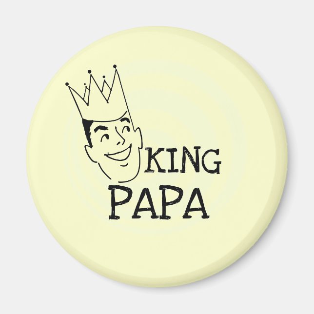 T-tröjor och presenter från kung Pappa Magnet (Framsidan)