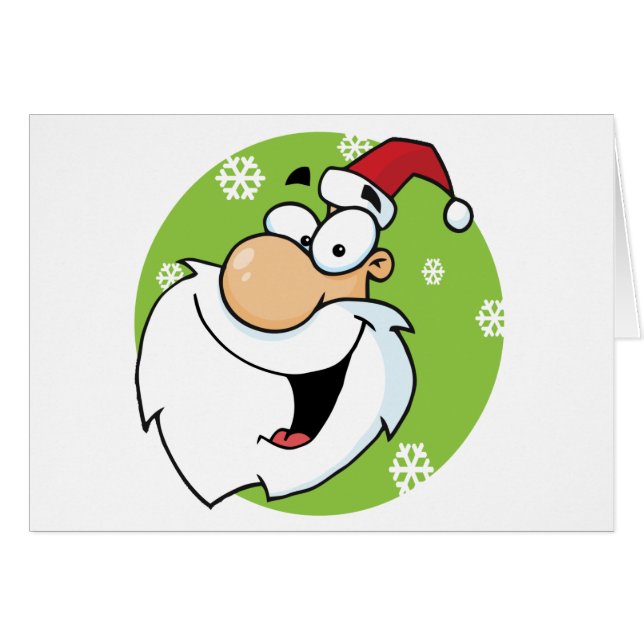 T-tröjor och presenter från lycklig Jultomten Hälsningskort (Framsidan Horizontal)