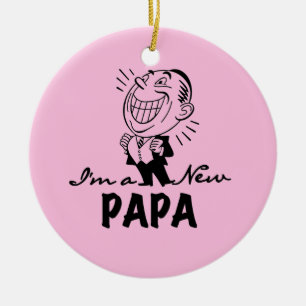 T-tröjor och presenter från Pappa som ler Julgransprydnad Keramik
