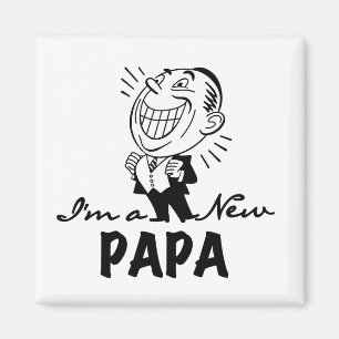T-tröjor och presenter från Pappa som ler Magnet