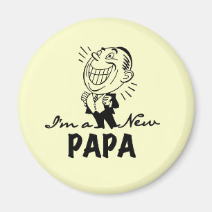 T-tröjor och presenter från Pappa som ler Magnet