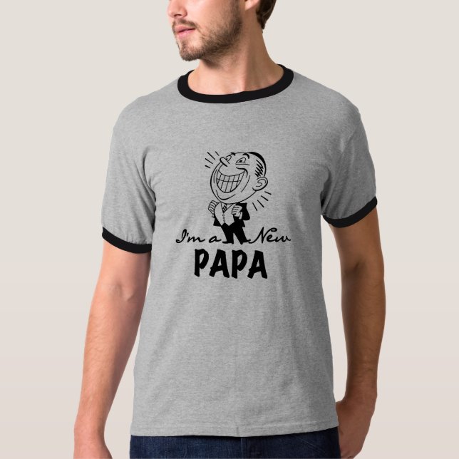 T-tröjor och presenter från Pappa som ler Tee (Framsida)