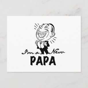 T-tröjor och presenter från Pappa som ler Vykort
