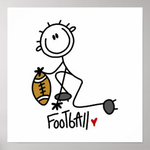 T-tröjor och presenter från Stick figur Basic Foot Poster