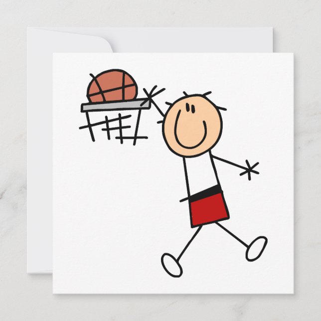 T-tröjor och presenter från stick figur Slam dunk (Framsida)