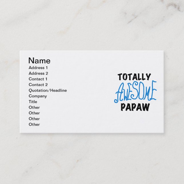 T-tröjor och presenter i Fantastisk Visitkort (Framsida)