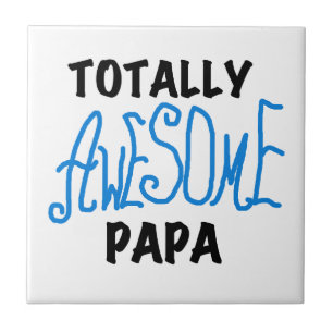 T-tröjor och presenter i Pappa, Fantastisk Kakelplatta