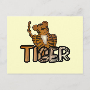 T-tröjor och presenter i tigern vykort