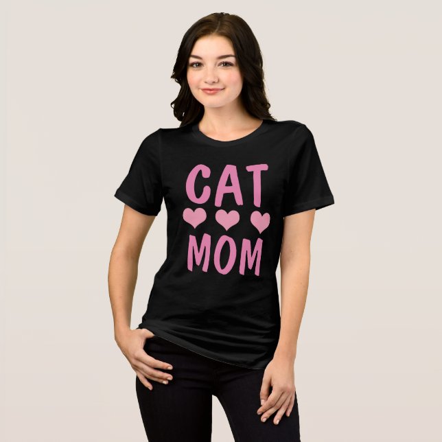T-tröjor och sweatshirts i CAT MAMMA T Shirt (Framsida Full)
