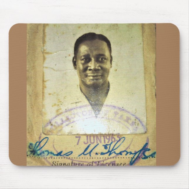 T U THOMPSON ARCHITECT Mousepad Musmatta (Framsidan)