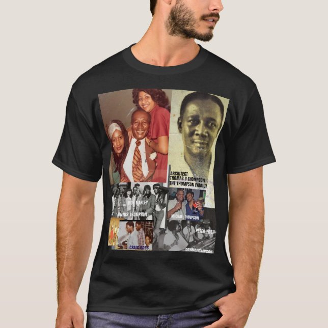 T U THOMPSON KUNG TUT T-Shirt (Framsida)