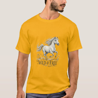 T-Vilda Hjärtan Rider Hästar T Shirt
