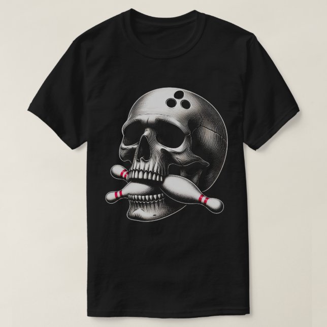 TA120-Bowlingklot T-Shirt (Design framsida)