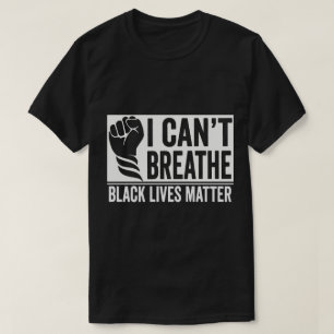 TA55-Jag Kan Inte Andas Black Lives Matter Rättvis T Shirt