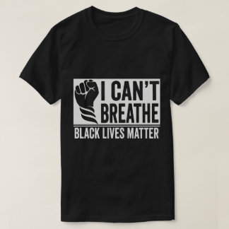 TA55-Jag Kan Inte Andas Black Lives Matter Rättvis T Shirt