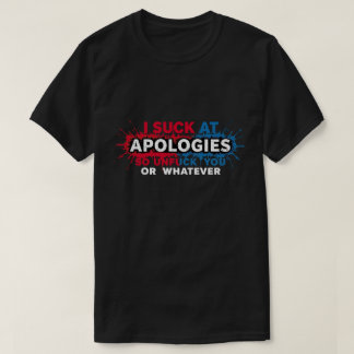 TA88-Retro-Vintage jag suger på apologies så dumt T Shirt
