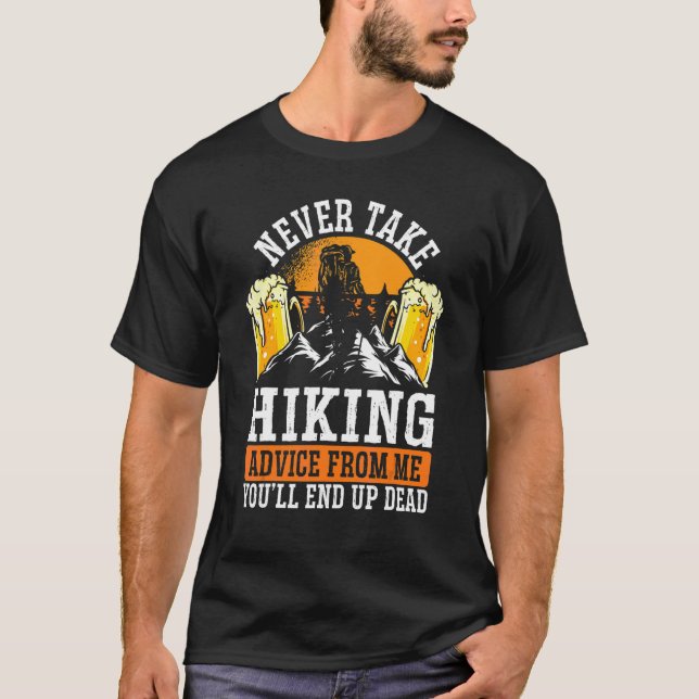 Ta aldrig läkarråd från mig t shirt (Framsida)