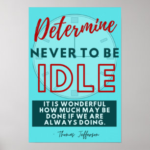 Ta aldrig miste - Thomas Jefferson Poster