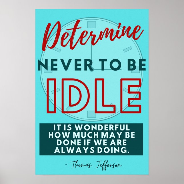 Ta aldrig miste - Thomas Jefferson Poster (Framsidan)