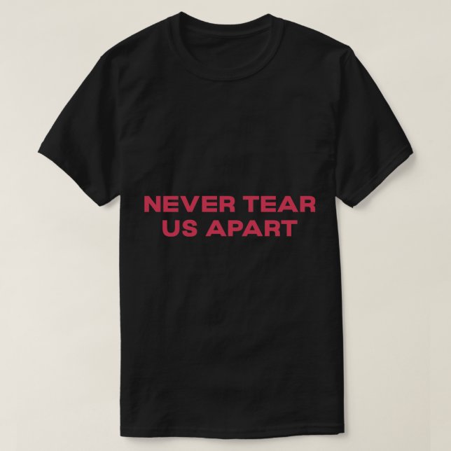 Ta aldrig upp oss - Inxar T Shirt (Design framsida)