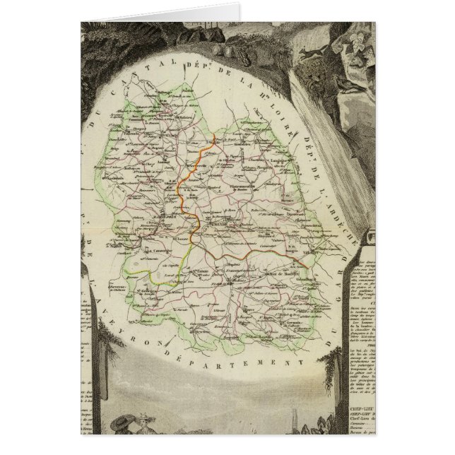 Ta alla Lozere Hälsningskort (Framsidan)