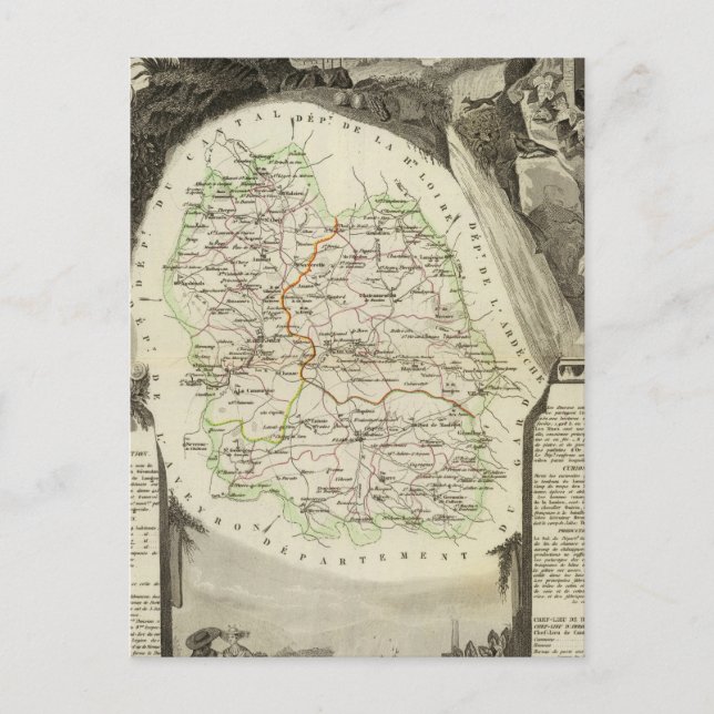 Ta alla Lozere Vykort (Framsida)