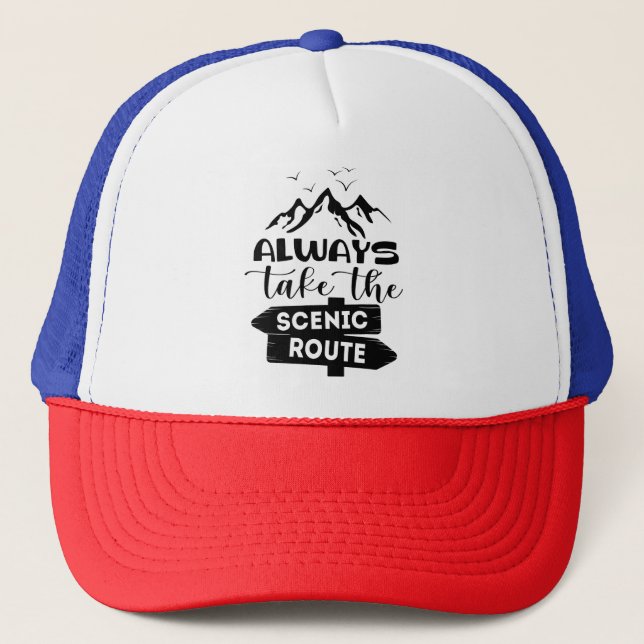 Ta alltid den scentala vägen keps (Framsida)