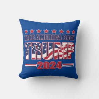 Ta Amerika tillbaka trump 2024 Kudde
