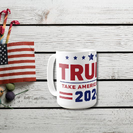 Ta Amerika tillbaka trumpen 2024 Kaffemugg