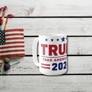 Ta Amerika tillbaka trumpen 2024 Kaffemugg