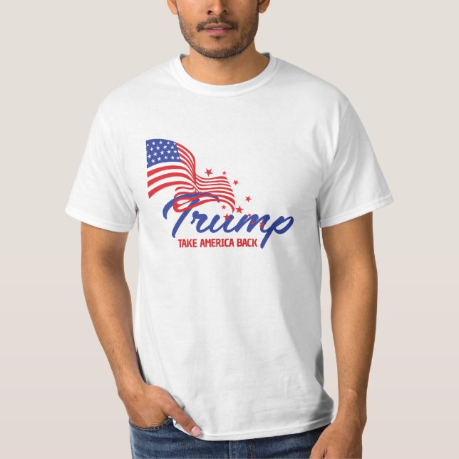 TA AMERIKAS BAKGRUNDSTEXT T SHIRT (Framsida)