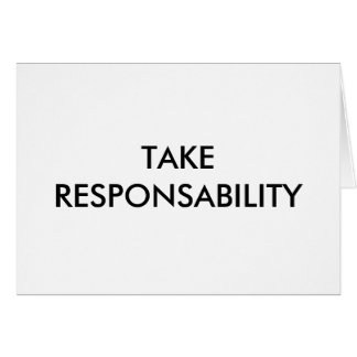 TA ANSVAR HÄLSNINGSKORT