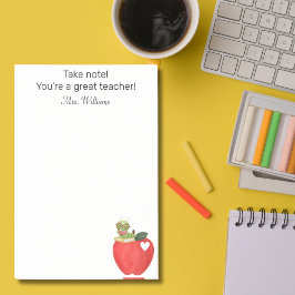 Ta anteckning Du är en fantastisk lärare,Lärarupps Post-it Block