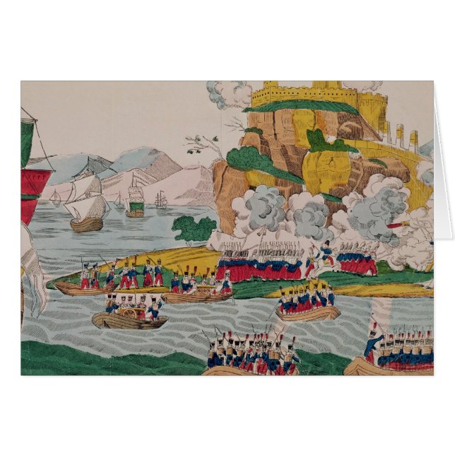 Ta av Algiers av fransken Hälsningskort (Framsidan Horizontal)