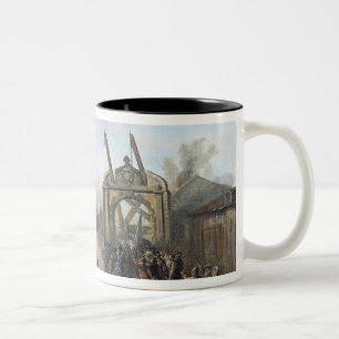 Ta av bastillen, 14th Juli 1789 Två-Tonad Mugg