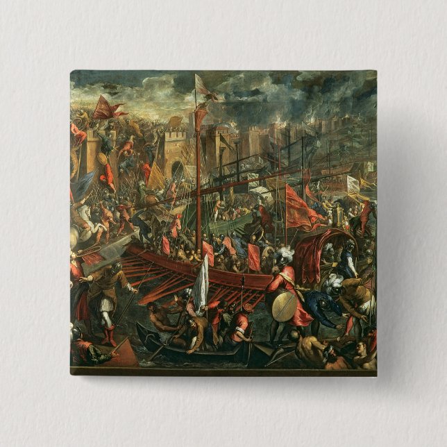 Ta av Constantinople (olja på kanfas) Knapp (Framsida)