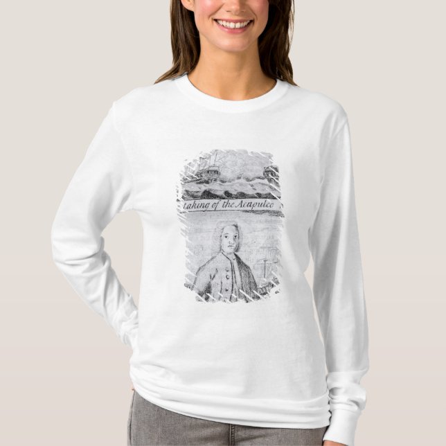 Ta av den Acapulco frakten, 20th Juni 1743 Tee Shirt (Framsida)