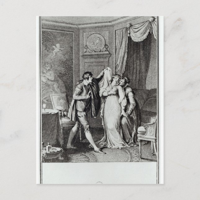 "Ta av den slöjan" från kapitel 7 i Vykort (Framsida)