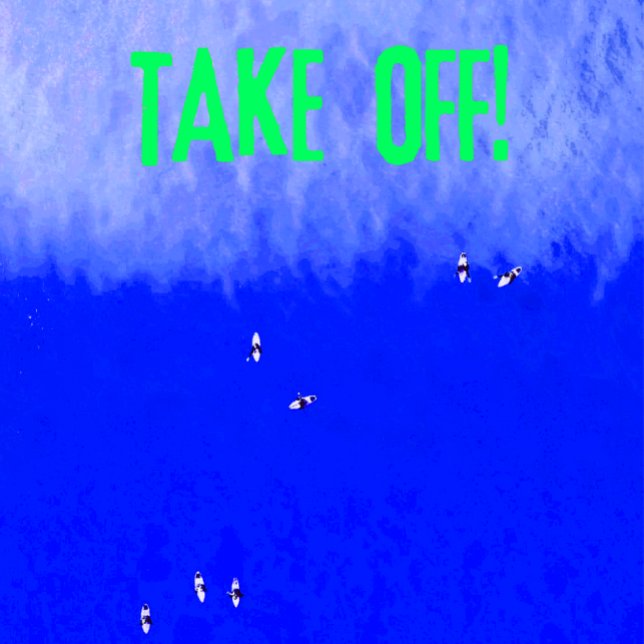 Ta av dig en våg. t shirt (Skapare uppladdad)