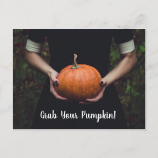 Ta av din Pumpkin - Pumpkin Carving Party vycard Vykort