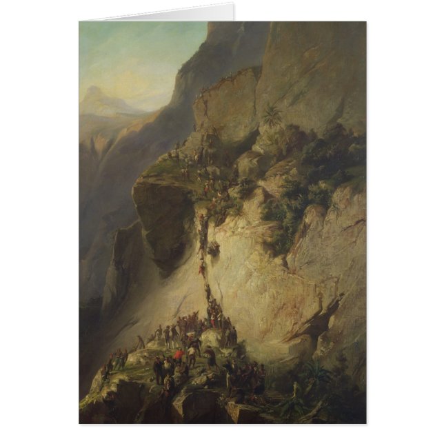 Ta av fort Fautuhua, Tahiti Hälsningskort (Framsidan)