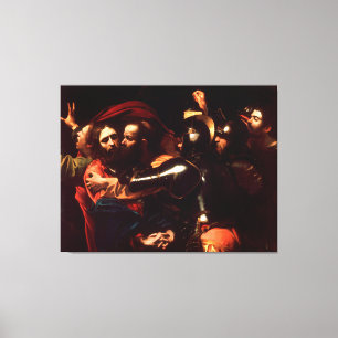 Ta av Kristus vid Caravaggio (1602) Canvastryck