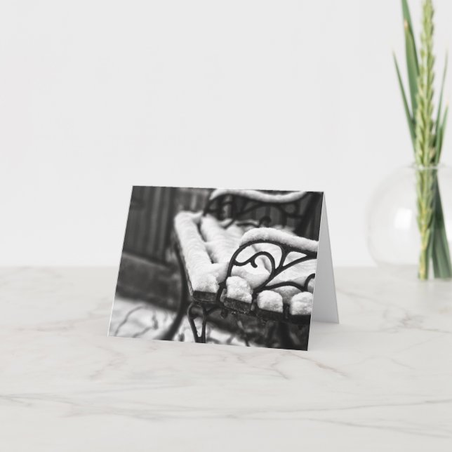 Ta av planet i snön kort (Framsida)