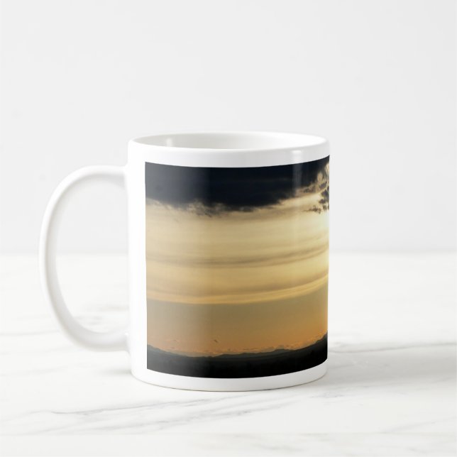 Ta av planet Skyscape Kaffemugg (Vänster)