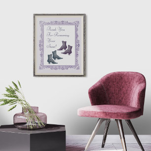 Ta av skon poster